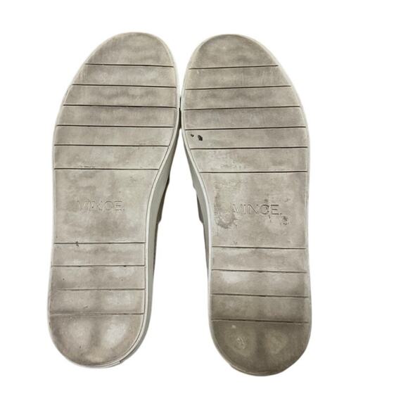 Vince Blair Perforated Leather Slip-On Sneakers Gray Women’s Size 8 (EU 38) - Picture 9 of 9